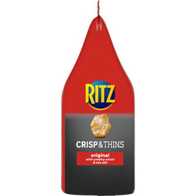 RITZ Crisp and Thins Original with Creamy Onion and Sea Salt Chips - 7.1 Oz - Image 2