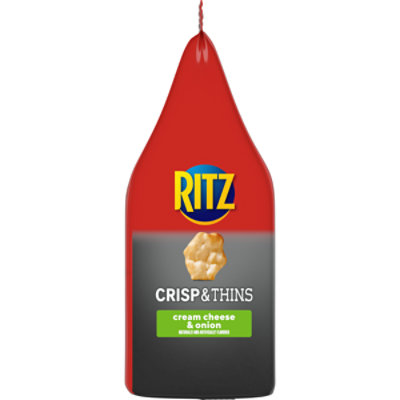 RITZ Crisp and Thins Cream Cheese and Onion Chips - 7.1 Oz - Image 2