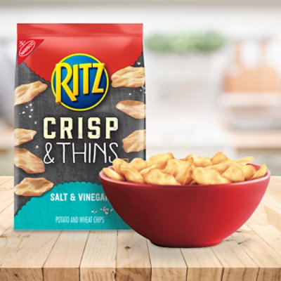 RITZ Crisp and Thins Salt and Vinegar Chips - 7.1 Oz - Image 6