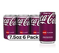 Coca-Cola Soda Pop Flavored Cherry - 6-7.5 Fl. Oz.