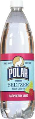 Polar Seltzer Calorie Free Raspberry Lime - 1 Liter - Image 2