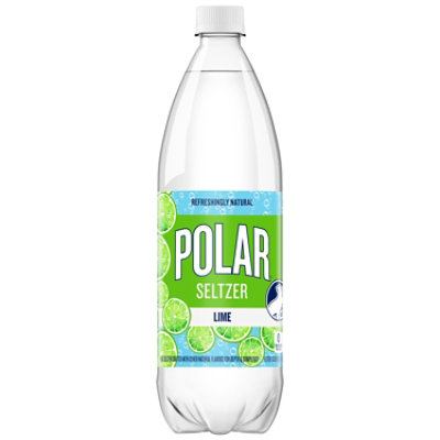 Polar Seltzer Water Lime In Bottle - 1 Liter - Image 2