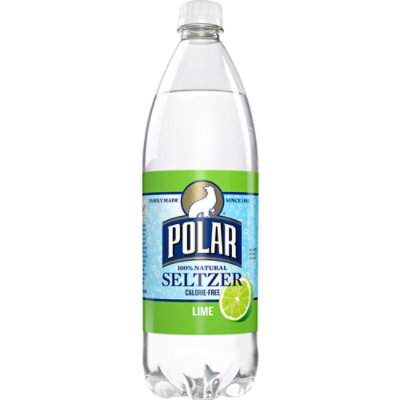 Polar Seltzer Water Lime In Bottle - 1 Liter - Image 1