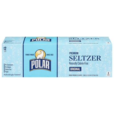 Polar Seltzer Calorie Free No Sugar No Sodium No Caffeine - 12-12 Fl. Oz. - Image 4