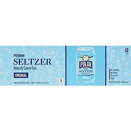 Polar Seltzer Calorie Free No Sugar No Sodium No Caffeine - 12-12 Fl. Oz. - Image 6