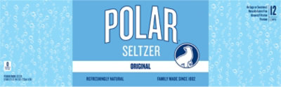 Polar Seltzer Calorie Free No Sugar No Sodium No Caffeine - 12-12 Fl. Oz. - Image 7