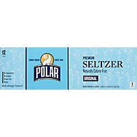 Polar Seltzer Calorie Free No Sugar No Sodium No Caffeine - 12-12 Fl. Oz. - Image 2