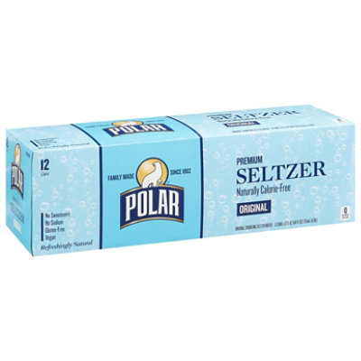 Polar Seltzer Calorie Free No Sugar No Sodium No Caffeine - 12-12 Fl. Oz.