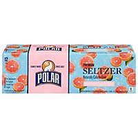 Polar Seltzer Ruby Red Grapefruit No Sugar Cans - 12-12 Fl. Oz. - Image 3
