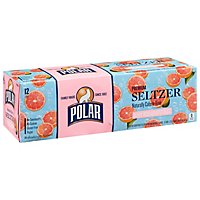 Polar Seltzer Ruby Red Grapefruit No Sugar Cans - 12-12 Fl. Oz. - Image 1