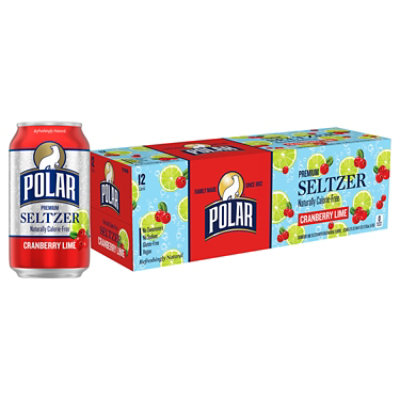 Polar Seltzer Cranberry Lime - 12-12 Fl. Oz. - Image 2