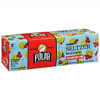 Polar Seltzer Cranberry Lime - 12-12 Fl. Oz.