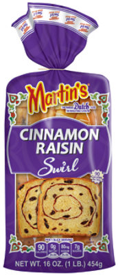 Martins Cinnamon Raisin Swirl Potato Bread - 16 Oz - Image 3