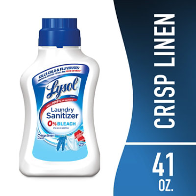 Lysol Crisp Linen Laundry Sanitizer - 41 Oz - Image 1