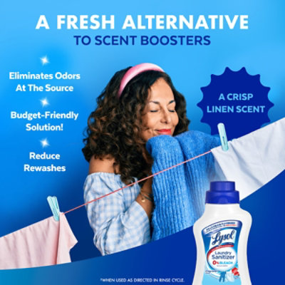 Lysol Crisp Linen Laundry Sanitizer - 41 Oz - Image 6