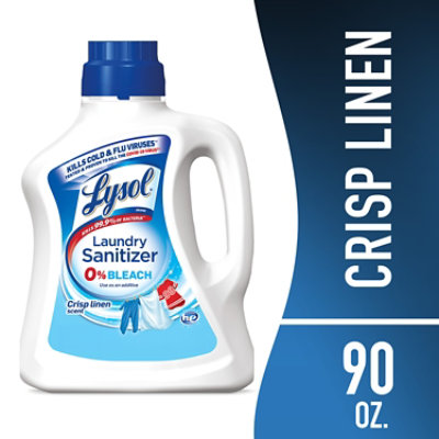 Lysol Crisp Linen Laundry Sanitizer - 90 Oz - Image 1