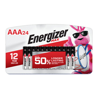 Energizer Max AAA Alkaline Battery 4 ea (Pack of 2)