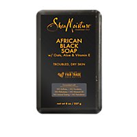 SheaMoisture Soap Bar African Black With Shea Butter - 8 Oz - Image 5