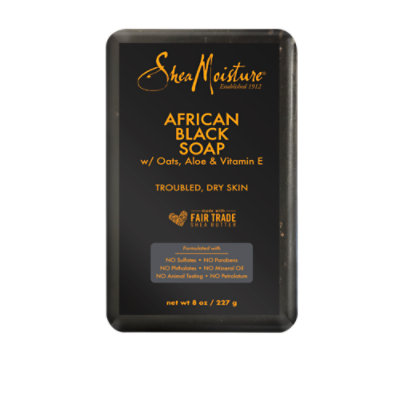 SheaMoisture Soap Bar African Black With Shea Butter - 8 Oz - Image 7