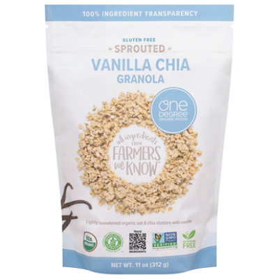 One Degree Organic Foods Granola Sprouted Oat Vanilla Chia - 11 Oz - Image 2