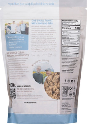 One Degree Organic Foods Granola Sprouted Oat Vanilla Chia - 11 Oz - Image 5