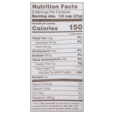 One Degree Organic Foods Granola Sprouted Oat Honey Hemp - 11 Oz - Image 3