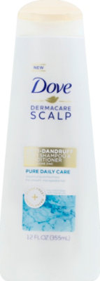 Dove Dermacare Scalp Shampoo & Conditioner 2 in 1 Anti Dandruff Clean & Fresh - 12 Fl. Oz. - Image 2