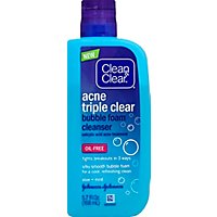 Clean & Clear Acne Cleanser Triple Clear Bubble Foam - 5.70 Fl. Oz. - Image 2