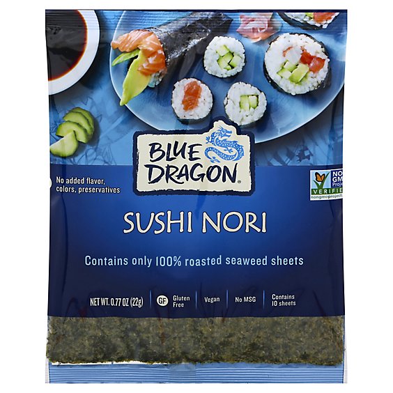 Blue Dragon Wrapper Sushi Nori - .77 Oz
