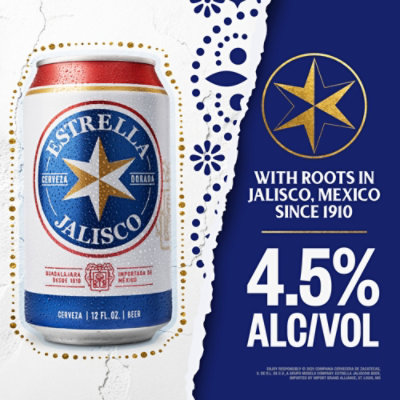 Estrella Jalisco Beer Can - 24 Fl. Oz. - Image 4