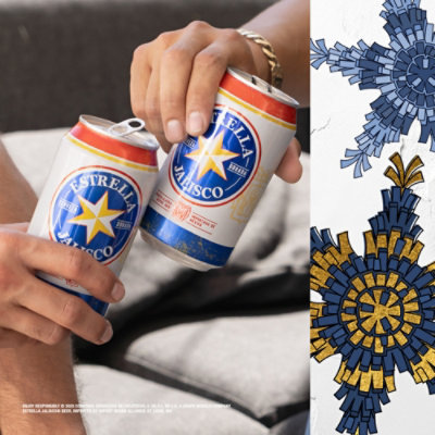 Estrella Jalisco Beer Can - 24 Fl. Oz. - Image 5