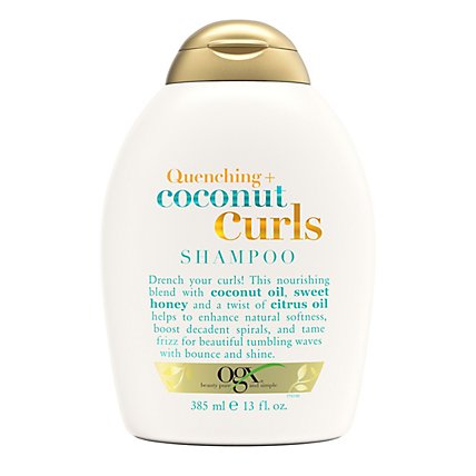 OGX Quenching Plus Coconut Curls Curl-Defining Shampoo - 13 Fl. Oz. - Image 2