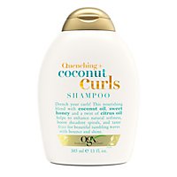 OGX Quenching Plus Coconut Curls Curl-Defining Shampoo - 13 Fl. Oz. - Image 2