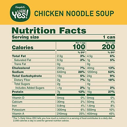 Campbells Well Yes! Soup Chicken Noodle Can - 16.2 Oz - Image 4