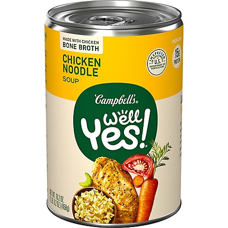 Campbells Well Yes! Soup Chicken Noodle Can - 16.2 Oz