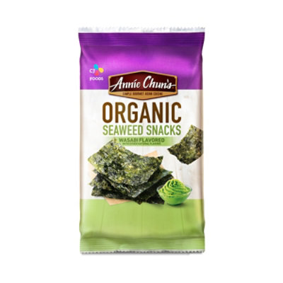 Annie Chuns Seaweed Snack Wasabi Organic - .35 Oz - Image 2