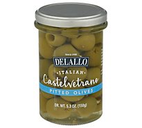 DeLallo Olives Pitted Italian Castelvetrano - 5.3 Oz