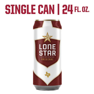 Lone Star Beer In Can - 24 Oz - Image 2