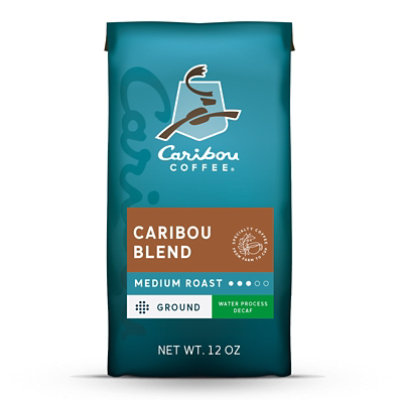 Caribou Coffee Decaf Caribou Blend Medium Roast Ground Coffee Bag - 12 Oz