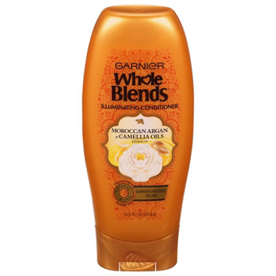 Garnier Whole Blends Illuminating Conditioner Moroocan Argan & Camella Oils - 12.5 Fl. Oz. - Image 3