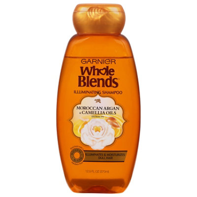 Garnier Whole Blends Illuminating Shampoo Moroocan Argan & Camella Oils - 12.5 Fl. Oz. - Image 3