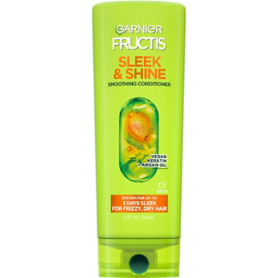 Garnier Fructis Sleek And Shine Smoothing Conditioner for Dry Hair - 12 Fl. Oz. - Image 1