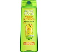 Garnier Fructis Shampoo Triple Nutrition With Avocado Olive & Almond Oils - 12.5 Fl. Oz.
