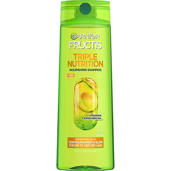 Garnier Fructis Triple Nutrition Nourishing Shampoo Dry Hair  Fl. Oz.  - Randalls