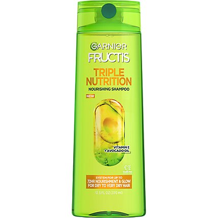 Garnier Fructis Triple Nutrition Nourishing Shampoo Dry Hair  Fl. Oz.  - Safeway