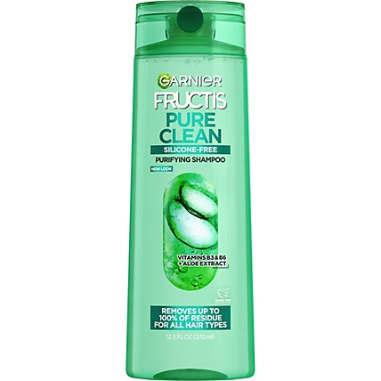 Garnier Fructis Pure Clean Shampoo Silicon-Free With Citrus Extract - 12.5 Fl. Oz. - Image 2