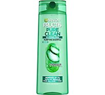 Garnier Fructis Pure Clean Shampoo Silicon-Free With Citrus Extract - 12.5 Fl. Oz.