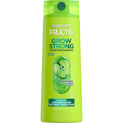 Garnier Fructis Shampoo Grow Strong With Apple Extract & Ceramide - 12.5 Fl. Oz.
