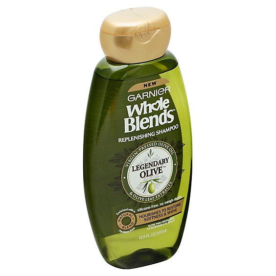 Garnier Whole Blends Shampoo Replenishing Legendary Olive - 12.5 Fl. Oz.
