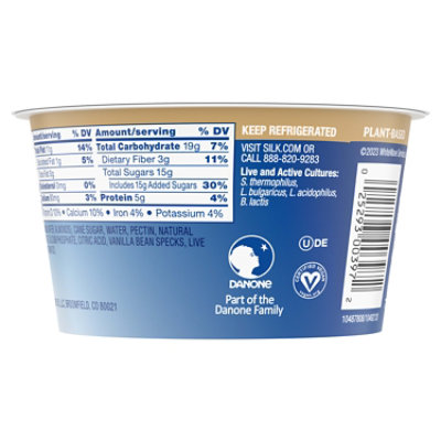 Silk Vanilla Almond Milk Yogurt Alternative - 5.3 Oz - Image 2